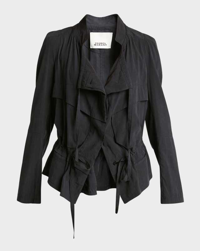 Nancy Cargo Top with Tie Detail